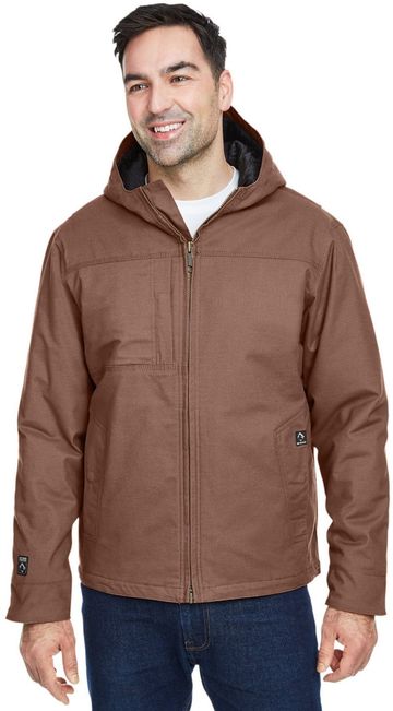 Dri Duck Men's Yukon Flex Stretch Canvas Hooded Jacket